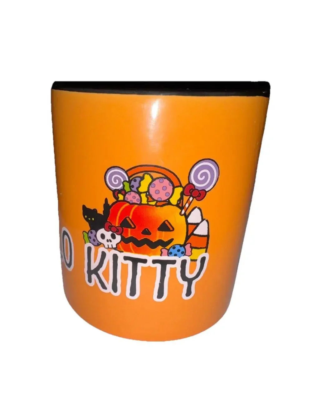 Hello Kitty Pirate Trick or Treat Halloween Coffee Mug Candy Corn Pumpkin